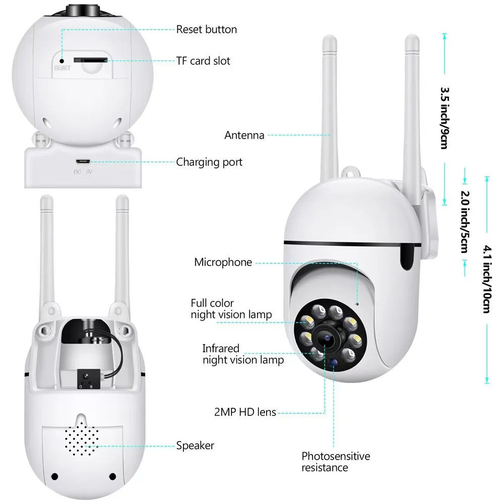 Smart WiFi Security Camera for Home