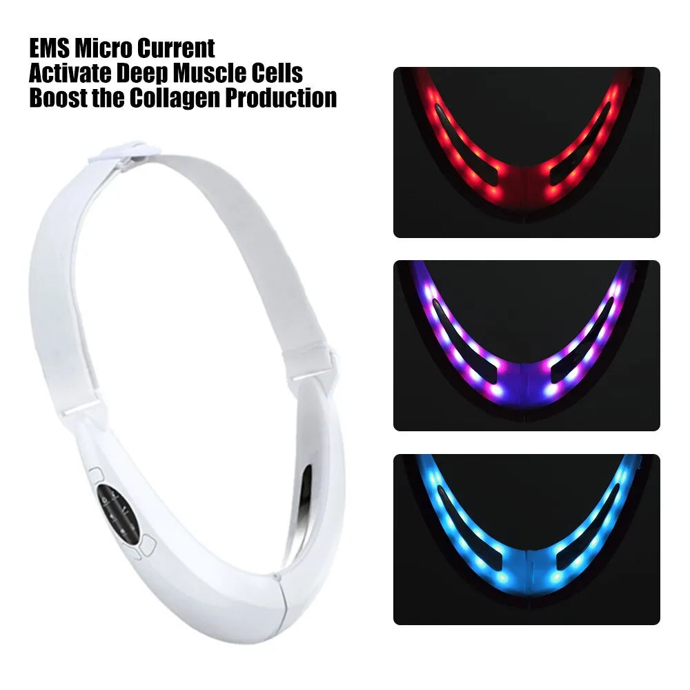 Facial massage device with Vibration