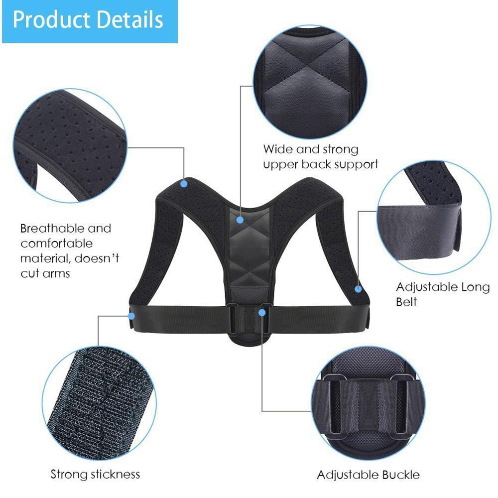 Body Wellness Posture Corrector (Adjustable to Multiple Body Sizes)