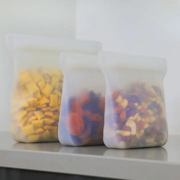 Reusable Silicone Storage Bags (3 Pieces)