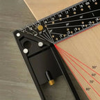Multi-angle Measuring Ruler - Precise & Versatile Measuring Tool
