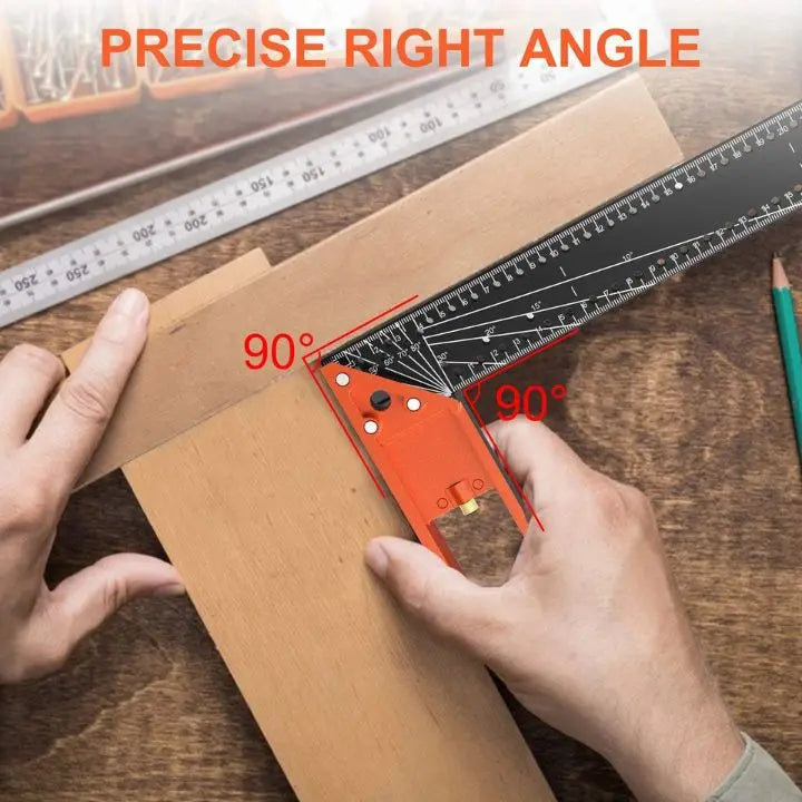 Multi-angle Measuring Ruler - Precise & Versatile Measuring Tool