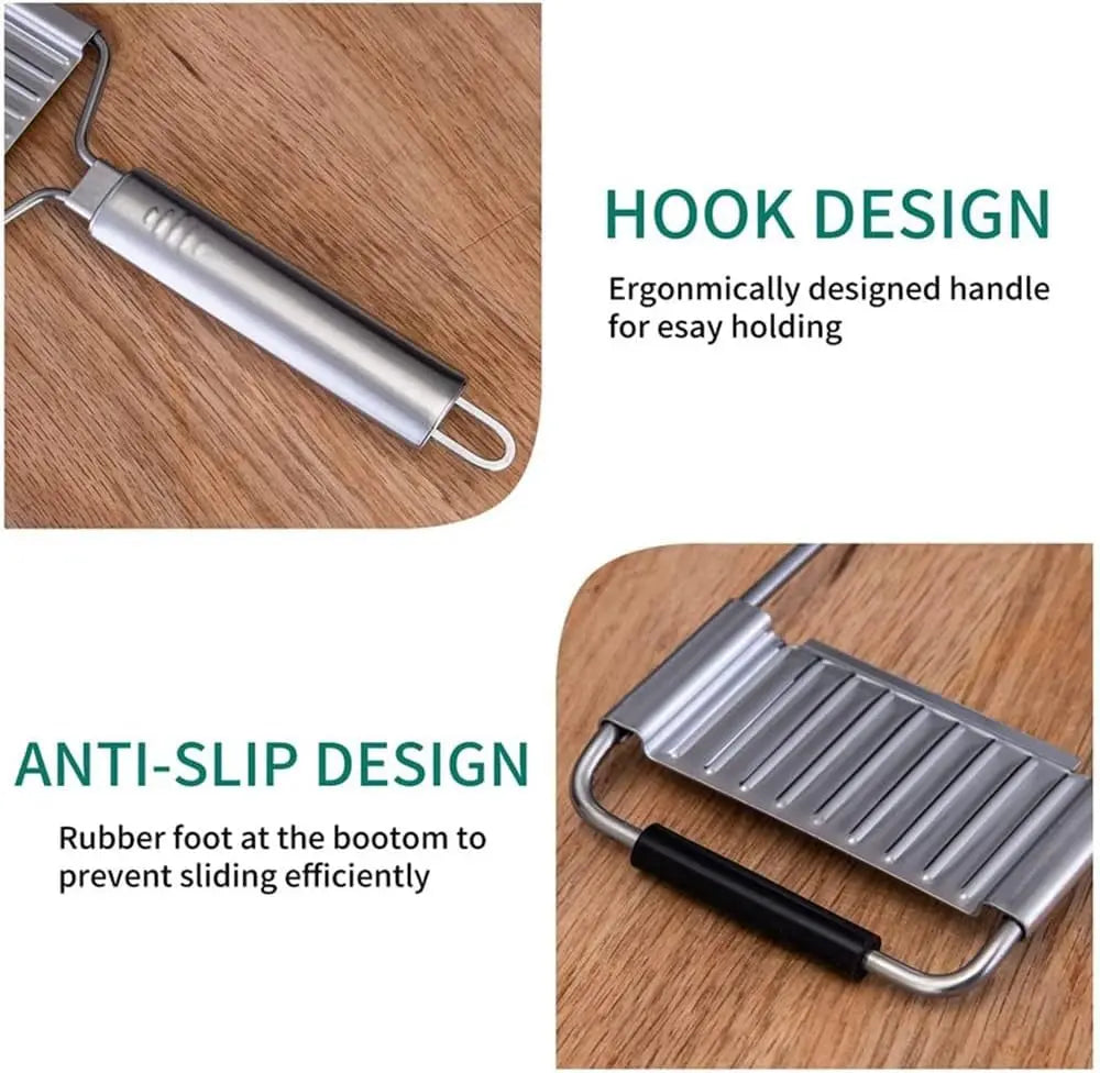 Multi-purpose vegetable slicer with interchangeable blades – Cut quickly & evenly