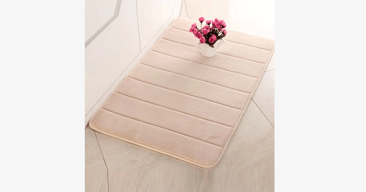 Memory Foam Bath Mats – Say goodbye to accidental slipping!
