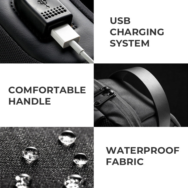 Men's Anti-Theft Messenger Bag