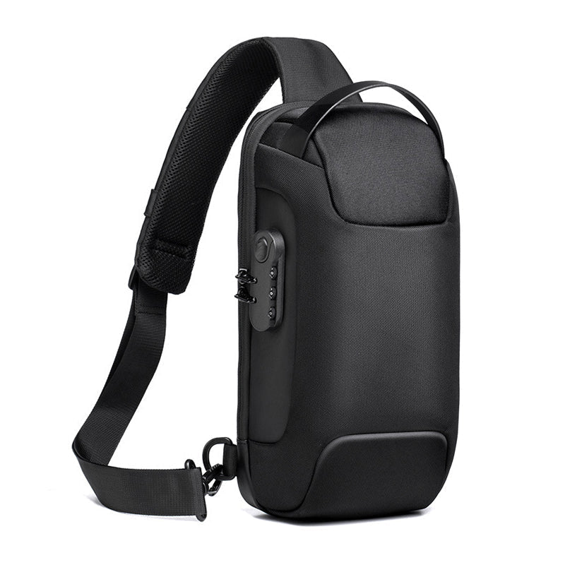 Anti-theft courier bag for men