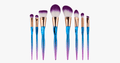 8-piece rainbow mermaid brush set – Get ready for any occasion with a flawless look
