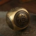 Brass Stress Relief Spinner with Redating Six-Sided Cube