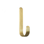 Brass Wall Hook Set | Rust-Resistant Coat Hooks Wardrobe