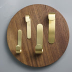 Brass Wall Hook Set | Rust-Resistant Coat Hooks Wardrobe