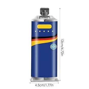 Metal repair adhesive for permanent repairs
