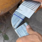 Metalworking measuring and bending aid for precise 90-degree angles
