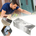 Metalworking measuring and bending aid for precise 90-degree angles