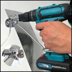 Metal cutter for drill machines – Cuts precisely sheet metal, aluminum & plastic