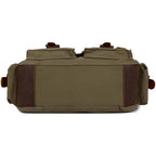 Michael Bag – Vintage Canvas Messenger Bag for Men with Leather Accents