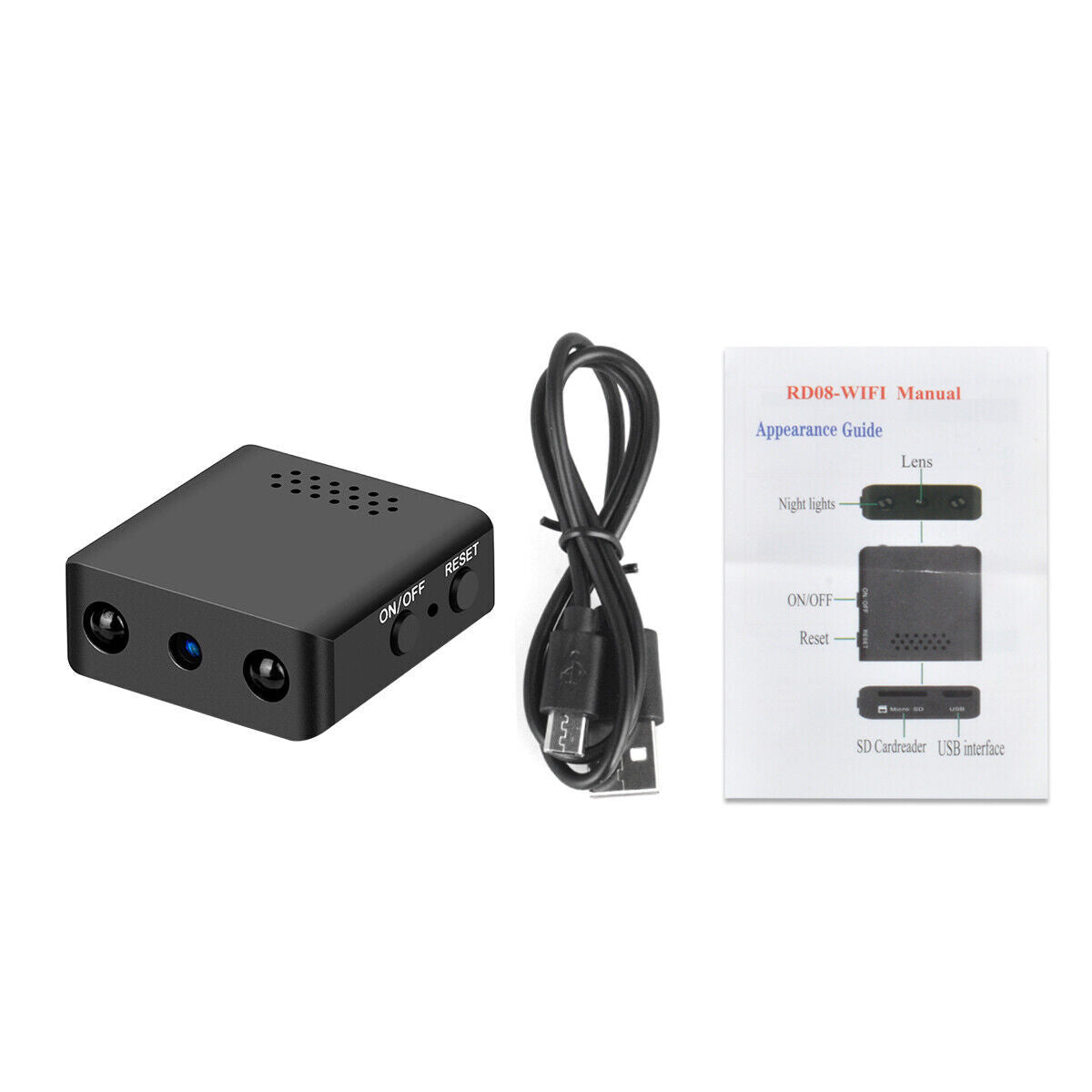 Micro HD Video Camera with WiFi and Audio