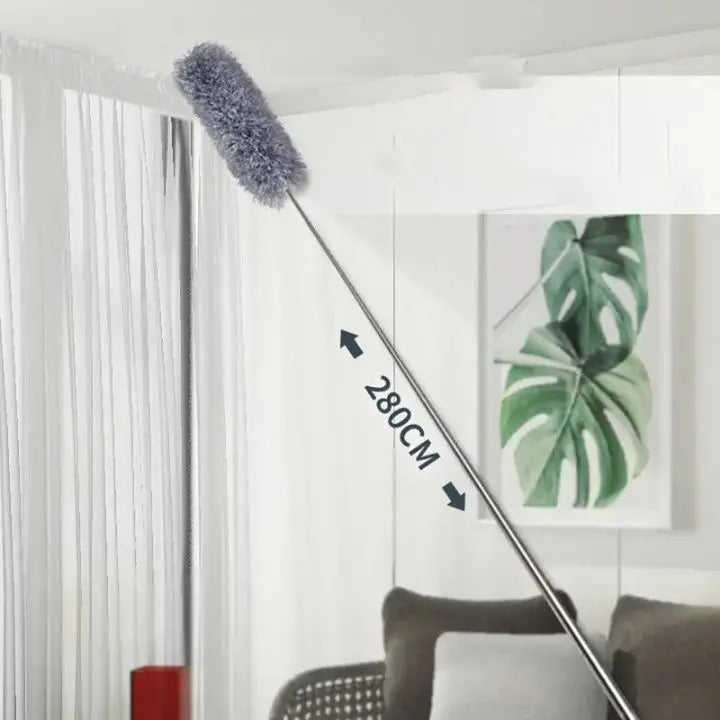Microfiber Dusting Duster with Long Handle - Flexible Washable