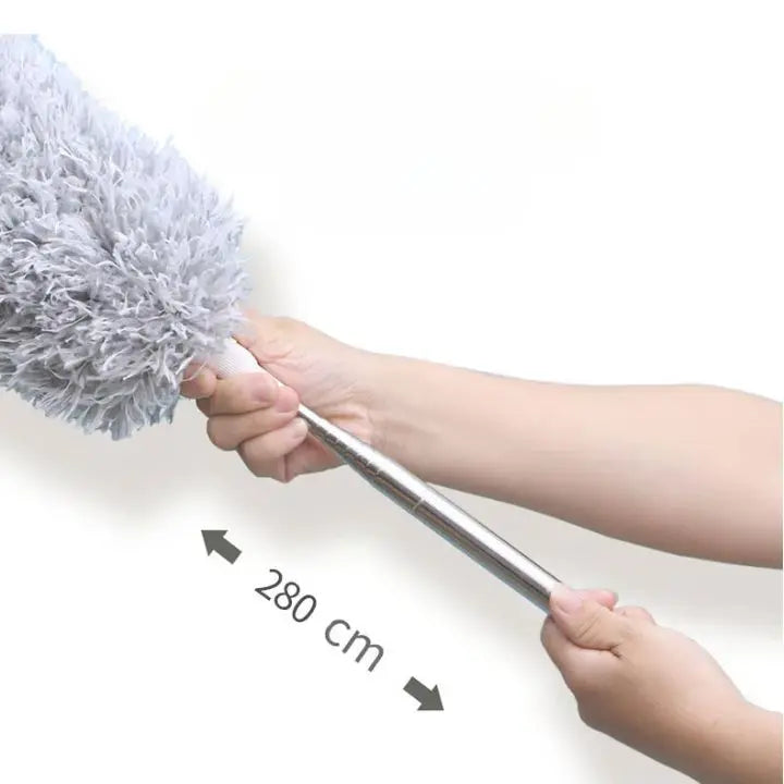 Microfiber Dusting Duster with Long Handle - Flexible Washable