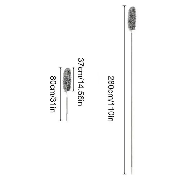 Microfiber Dusting Duster with Long Handle - Flexible Washable