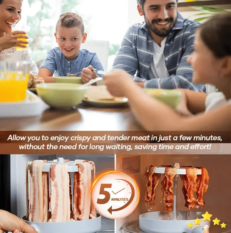 Microwave Bacon Tray for Quick and Healthy Cooking