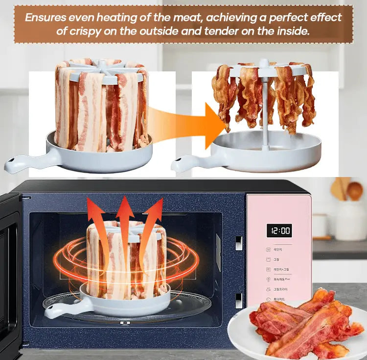 Microwave Bacon Tray for Quick and Healthy Cooking