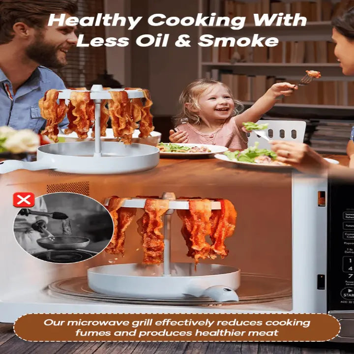 Microwave Bacon Tray for Quick and Healthy Cooking