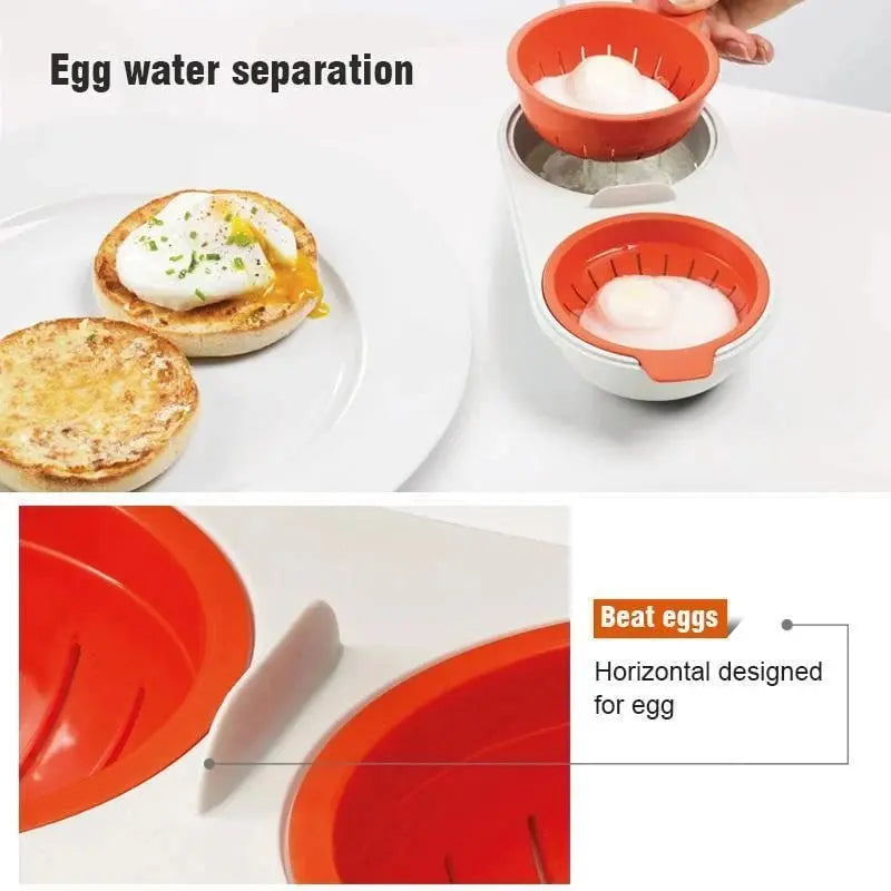 Microwave Egg Cooker — Fast, safe preparation in 2 minutes