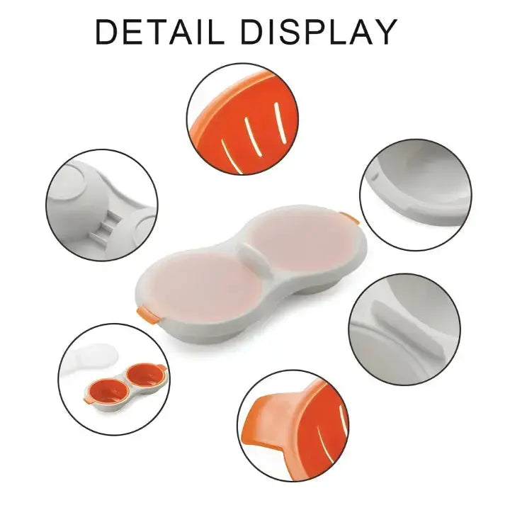 2+2 Microwave Egg Poacher
