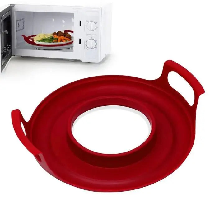Microwave tray with handle – heat pRedection and comfortable serving