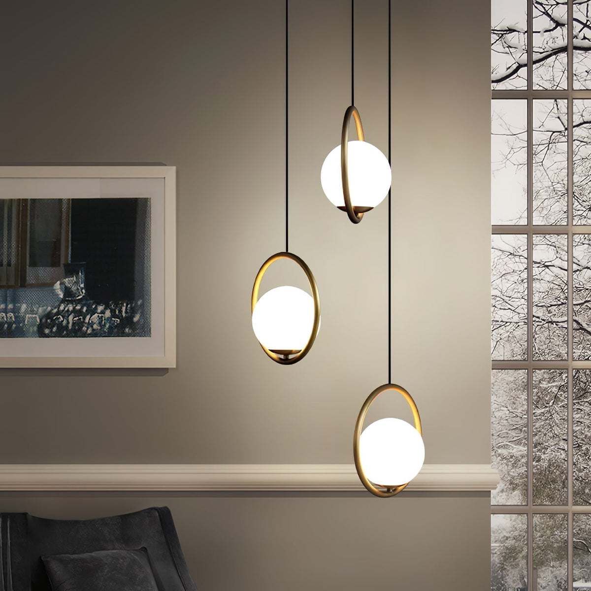 Modern and Elegant Pendant Light - Stylish Hanging Lamp for Indoor Lighting