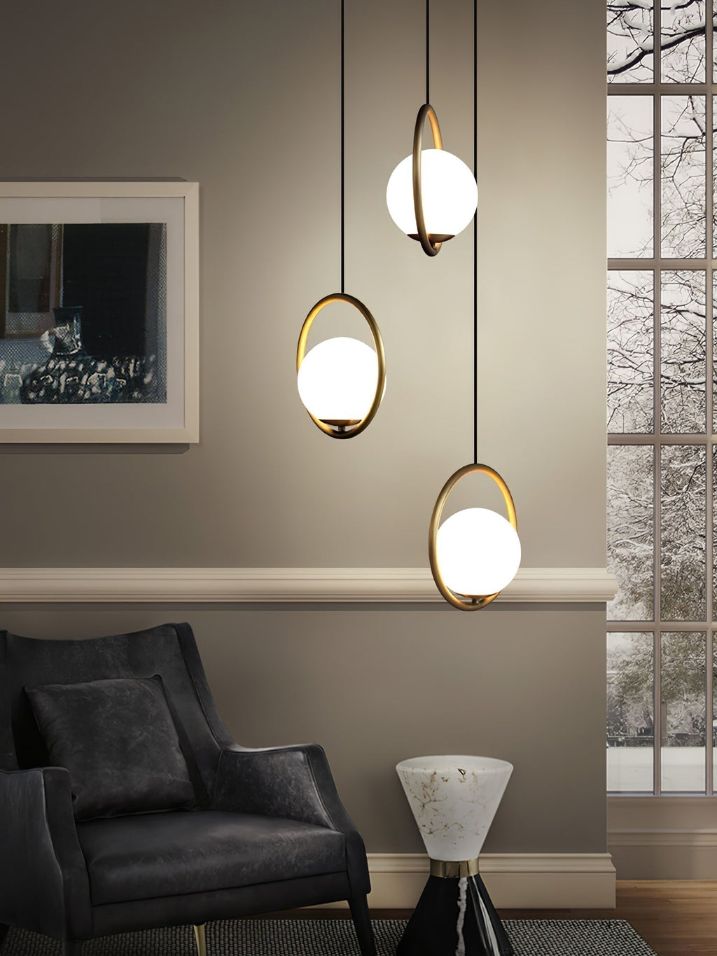 Modern and Elegant Pendant Light - Stylish Hanging Lamp for Indoor Lighting