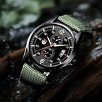Military Quartz Watch – Lightweight Tactical Nylon Strap Watch for Men