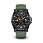Military Quartz Watch – Lightweight Tactical Nylon Strap Watch for Men