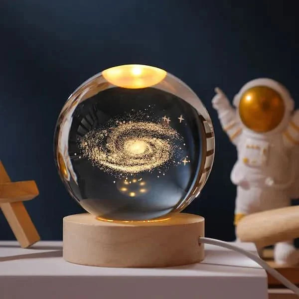 Luminous Crystal Ball LED Night Light Decor