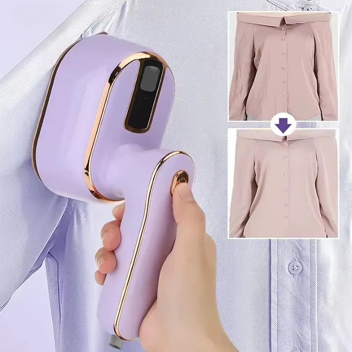 Mini Steam Iron – Crease-free in seconds, at home & on the go