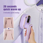 Mini Steam Iron – Crease-free in seconds, at home & on the go