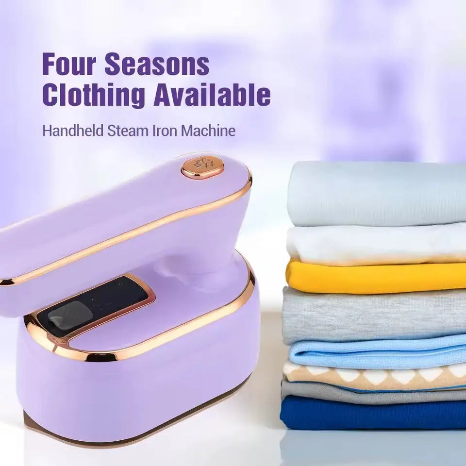 Mini Steam Iron – Crease-free in seconds, at home & on the go