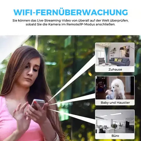 Mini Wireless WiFi Camera 1080P HD | with free 32GB memory card