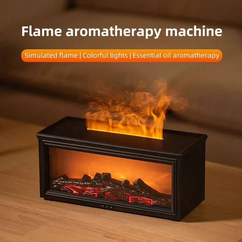Aromatherapy Fire Pit Diffuser with 7 Colors