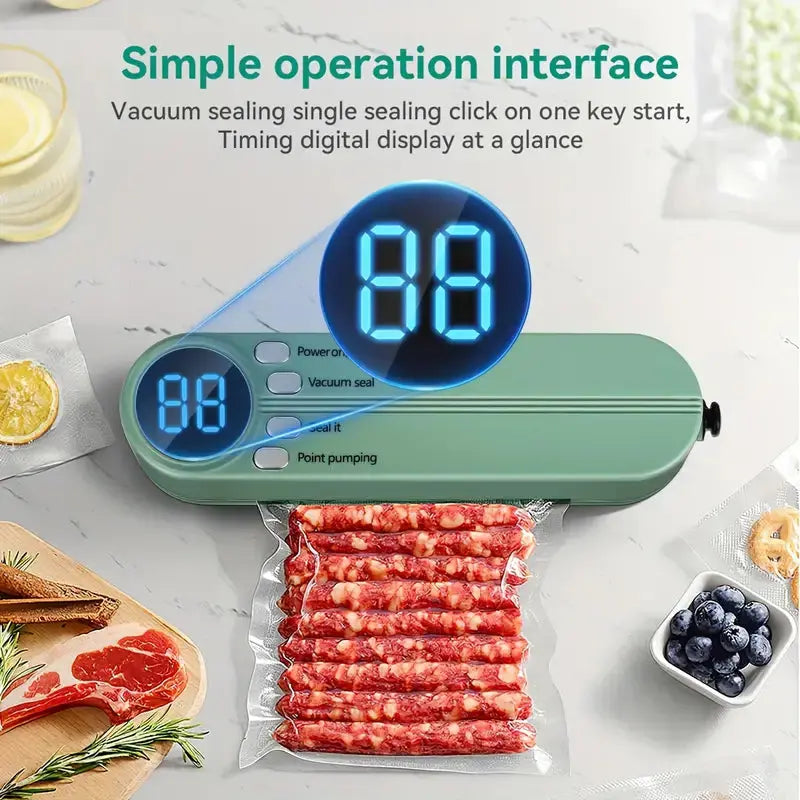 Mini Cordless Vacuum Sealer – Fresh Food in No Time