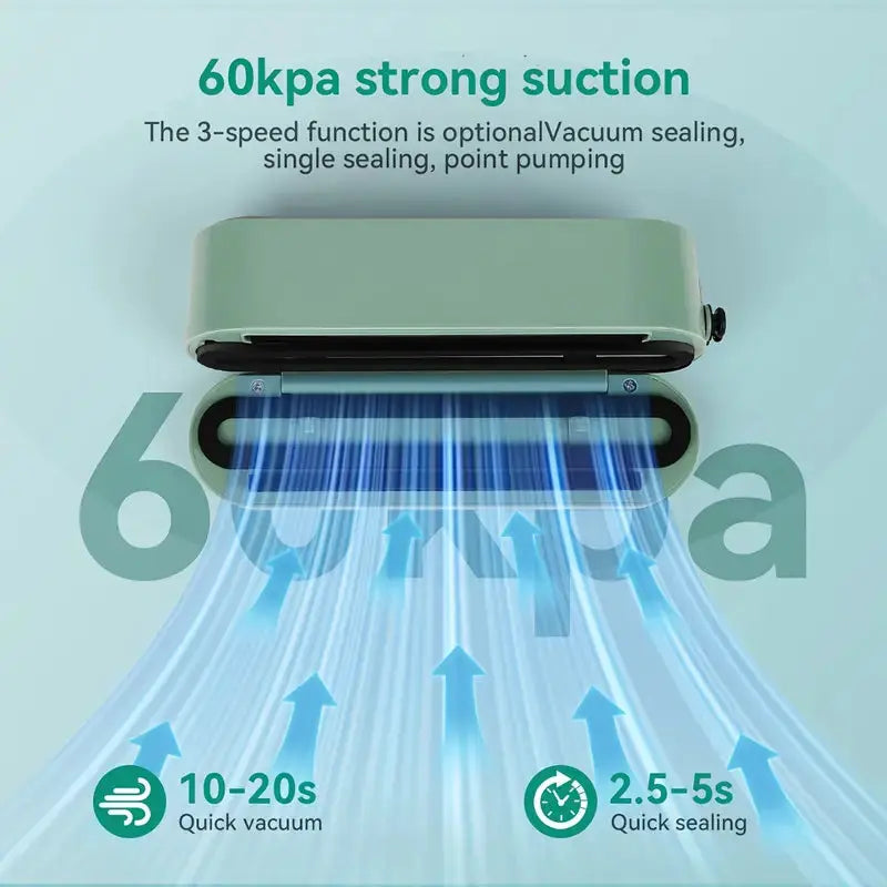 Mini Cordless Vacuum Sealer – Fresh Food in No Time