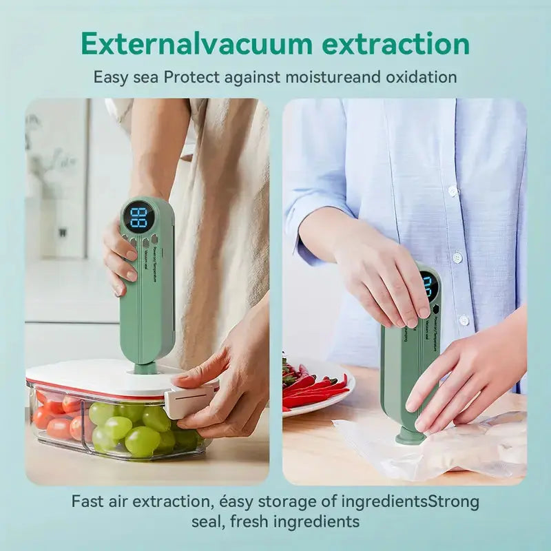 Mini Cordless Vacuum Sealer – Fresh Food in No Time