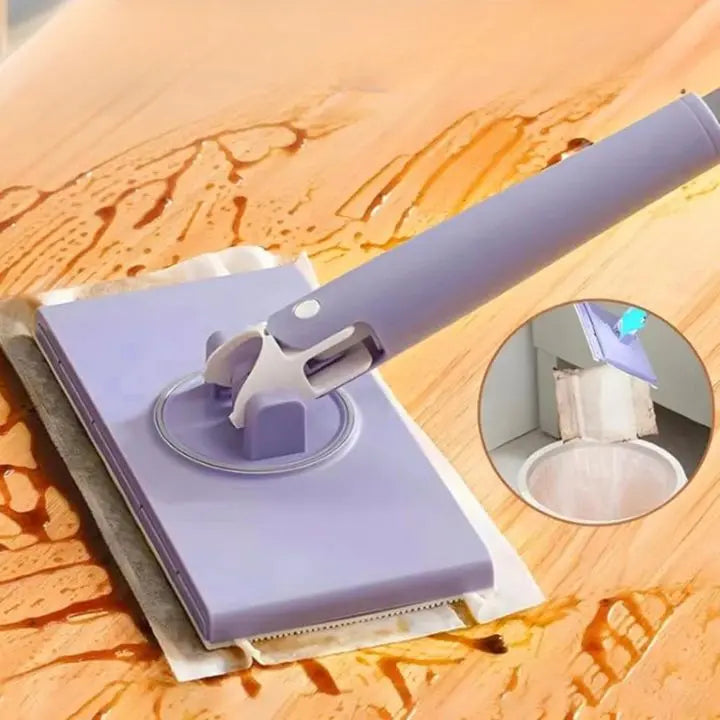 Mini-Mop with automatic cloth changing system + 10 cleaning cloths