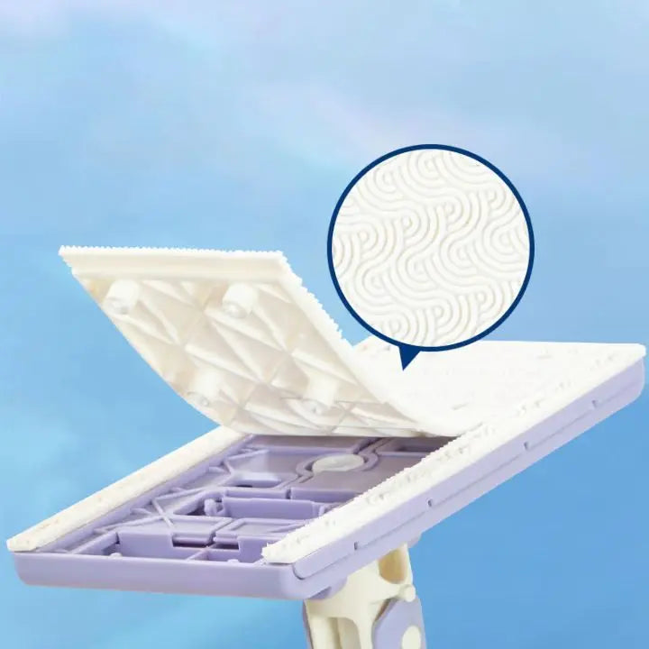 Mini-Mop with automatic cloth changing system + 10 cleaning cloths
