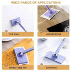 Mini-Mop with automatic cloth changing system + 10 cleaning cloths
