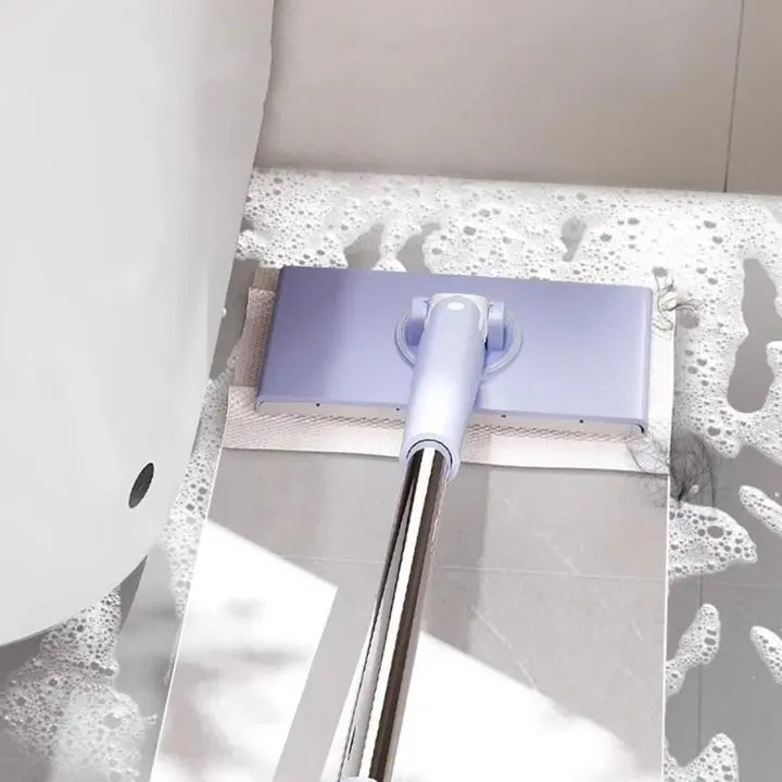 Mini-Mop with automatic cloth changing system + 10 cleaning cloths