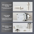Mini-float-valve made of stainless steel – Automatic water level control