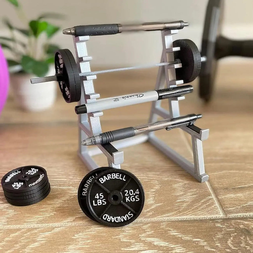 Mini-Squat-Rack-Pen Holder – Unique Gift for Fitness Fans