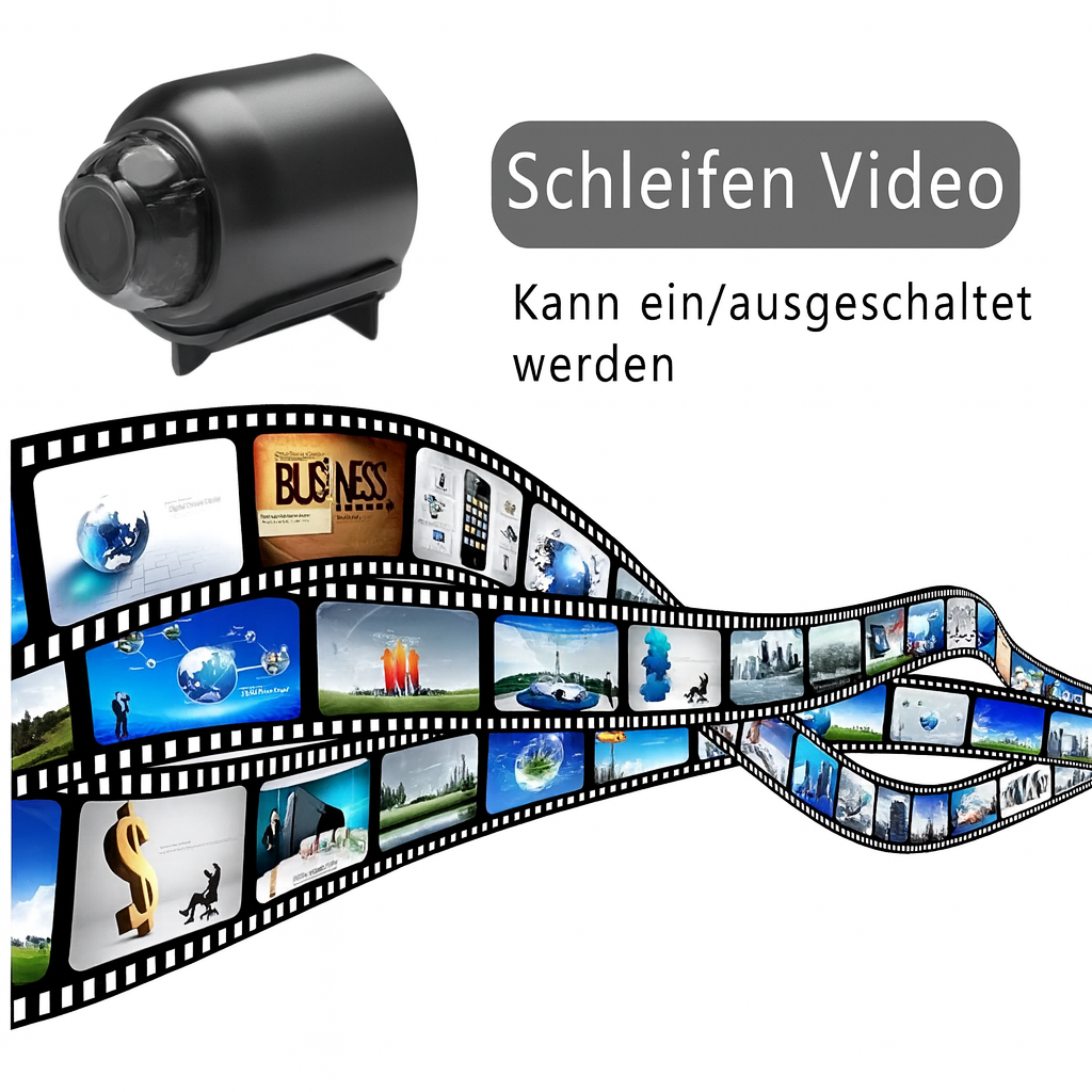 Mini Wi-Fi Security Camera with Night Vision and Motion Detection