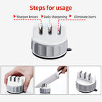Mini Three-slot Suction Cup Sharpener